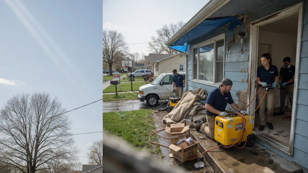 Basement Flood Cleanup in Luxora, AR near me